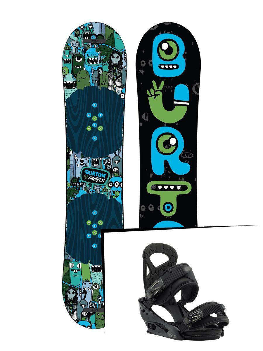 Set: Burton Chopper 2019 + Burton Mission Smalls black - Bild 1