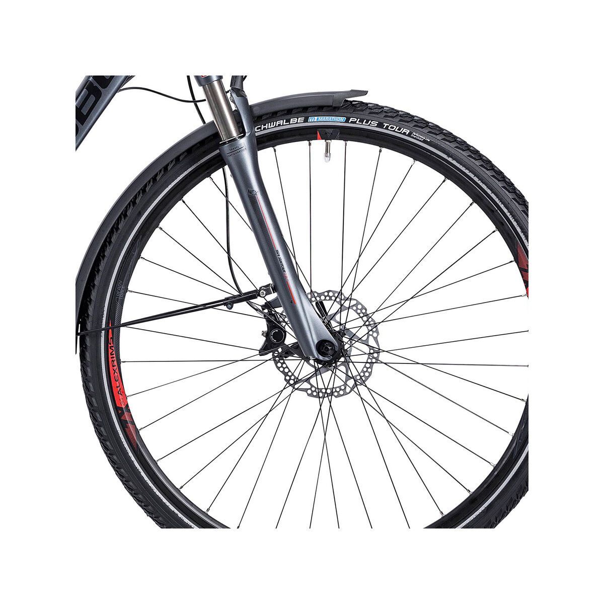 Cube Touring Hybrid Pro, anthrazit black red - Bild 2