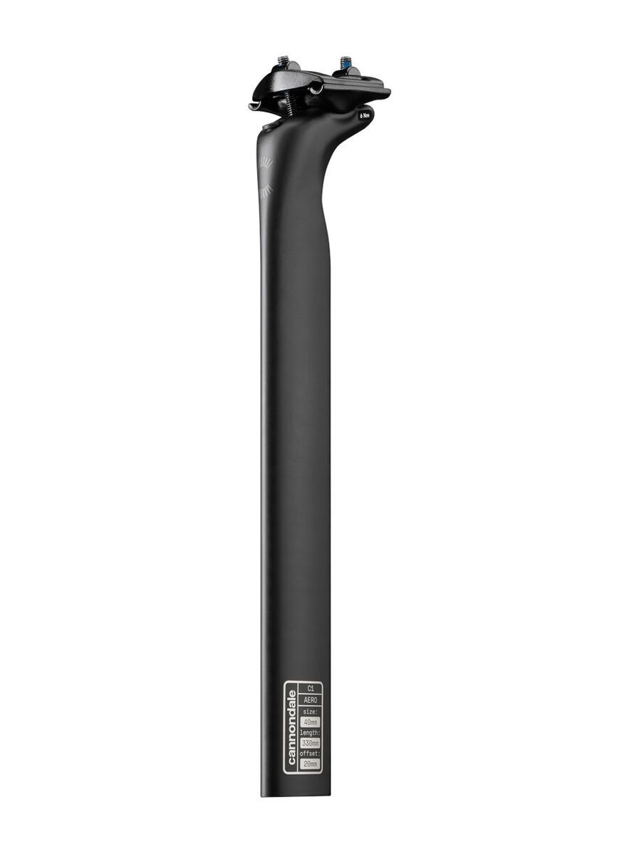 Cannondale SuperSix Evo Carbon Seatpost V4 - 20 / 330 mm, black - Bild 1