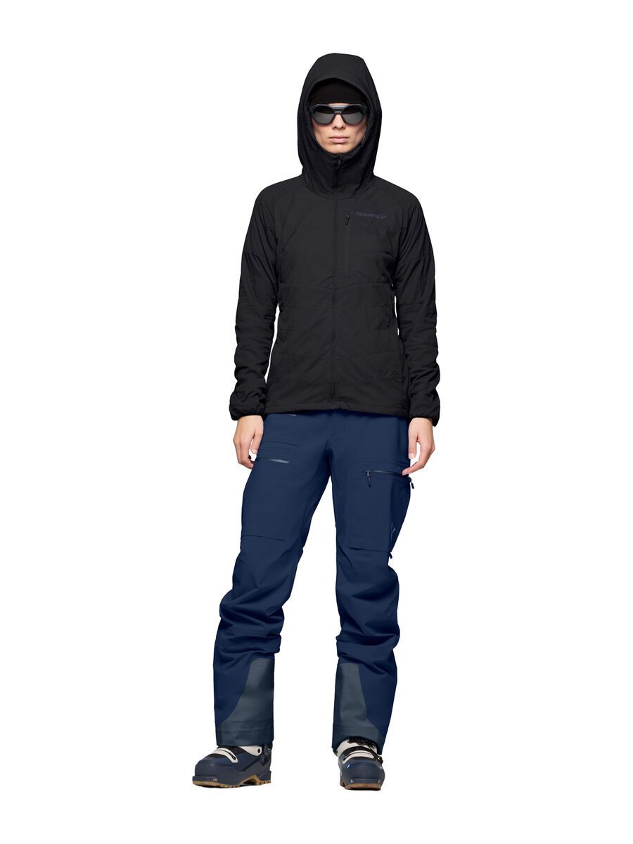 Norrona lyngen thermo100active Zip Hood W's, caviar black - Bild 5