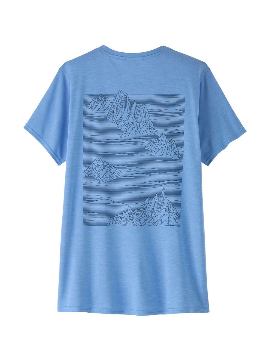 Patagonia Women's Capilene Cool Daily Graphic Shirt, abundant blue x-dye - Bild 1
