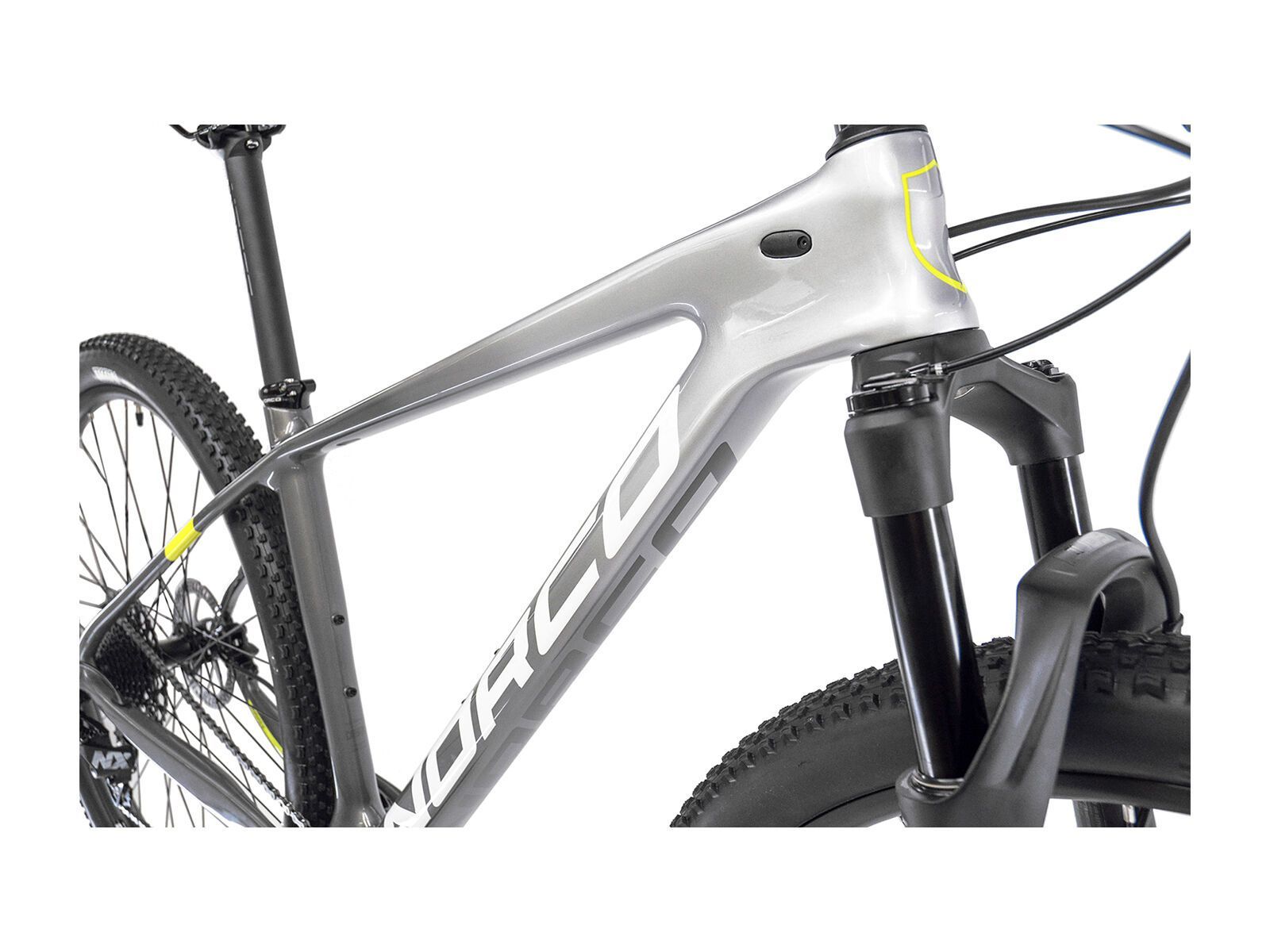Norco Revolver HT 3 27.5, silver fade/white/citron - Bild 2