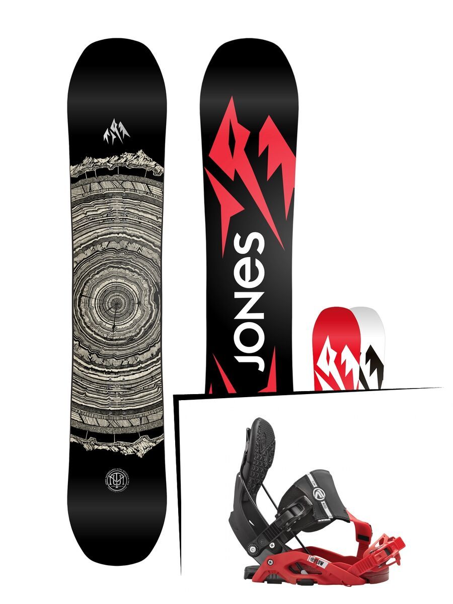 Set: Jones Ultra Mountain Twin 2017 + Flow Nexus Hybrid (1513169S) - Bild 1