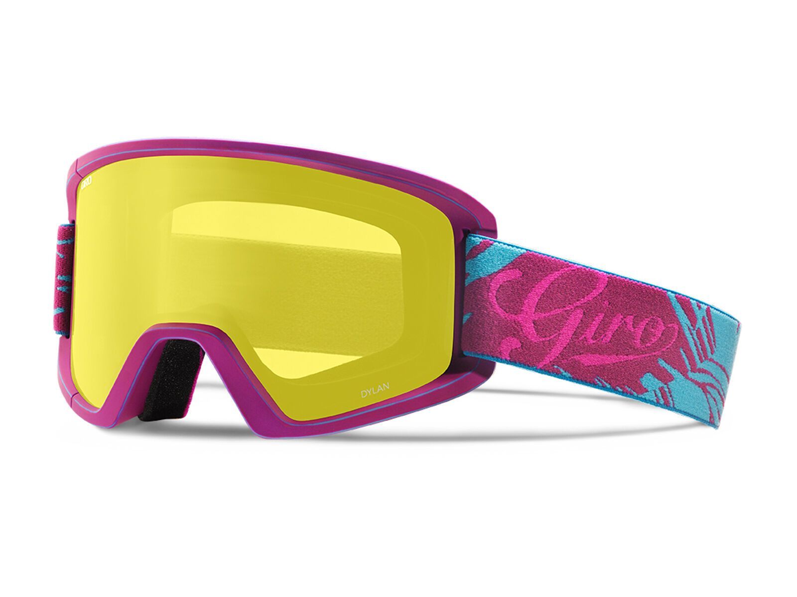 Giro Dylan inkl. Wechselscheibe, berry/aqua tropical, amber pink/yellow - Bild 2