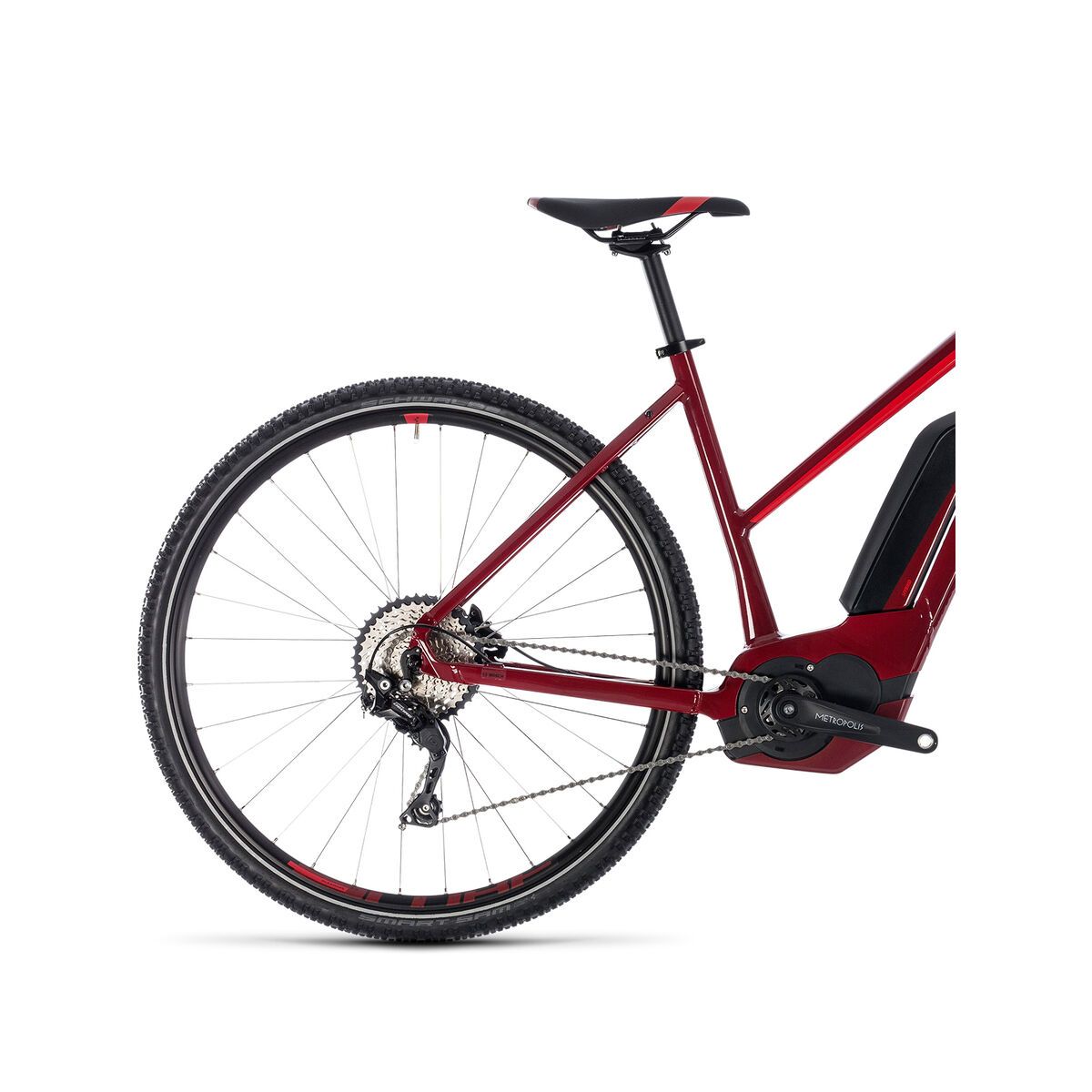 Cube Cross Hybrid Pro 500 Trapeze, darkred´n´red - Bild 5