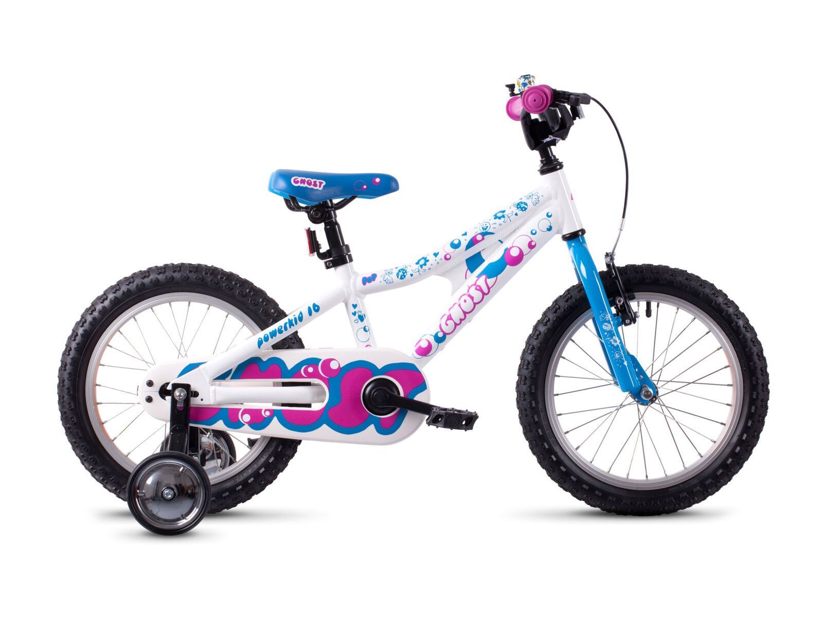 Ghost Powerkid 16 AL, star white/riot blue/dark fuchsia pink - Bild 1