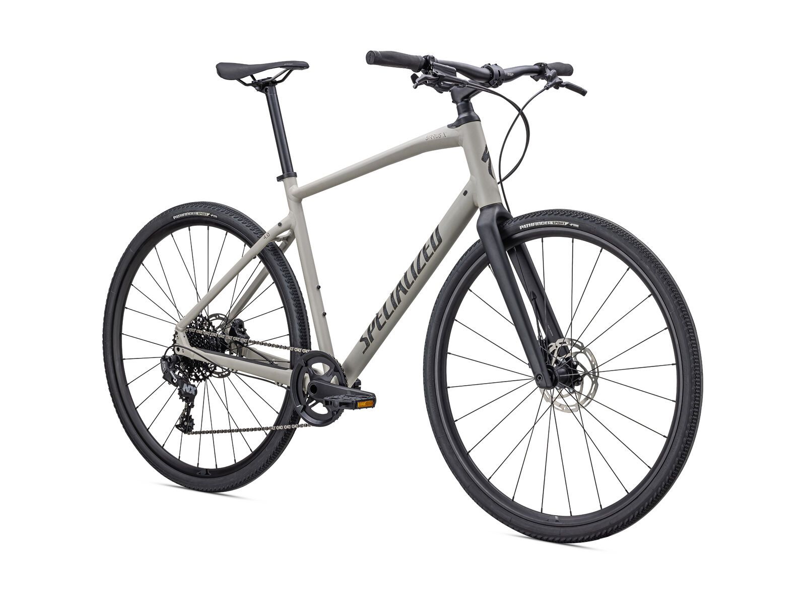Specialized Sirrus X 4.0, gloss white mountains/taupe/satin black reflective - Bild 2