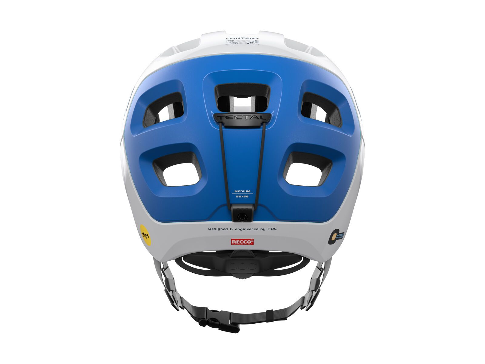 POC Tectal Race MIPS, hydrogen white/opal blue metallic/matt - Bild 3