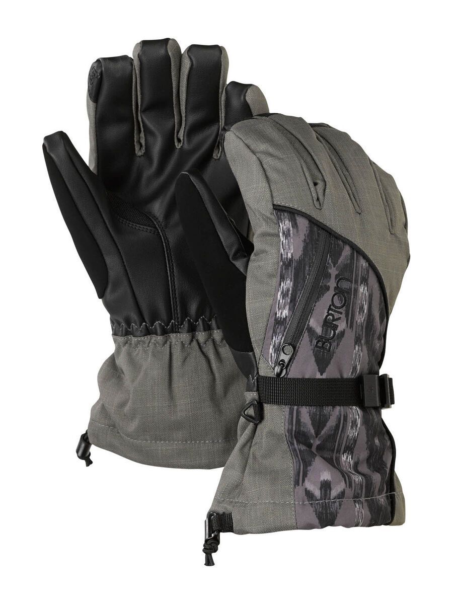 Burton Womens Baker 2-in-1 Glove, Heathers/True Black/Nouveau Neon Print - Bild 1