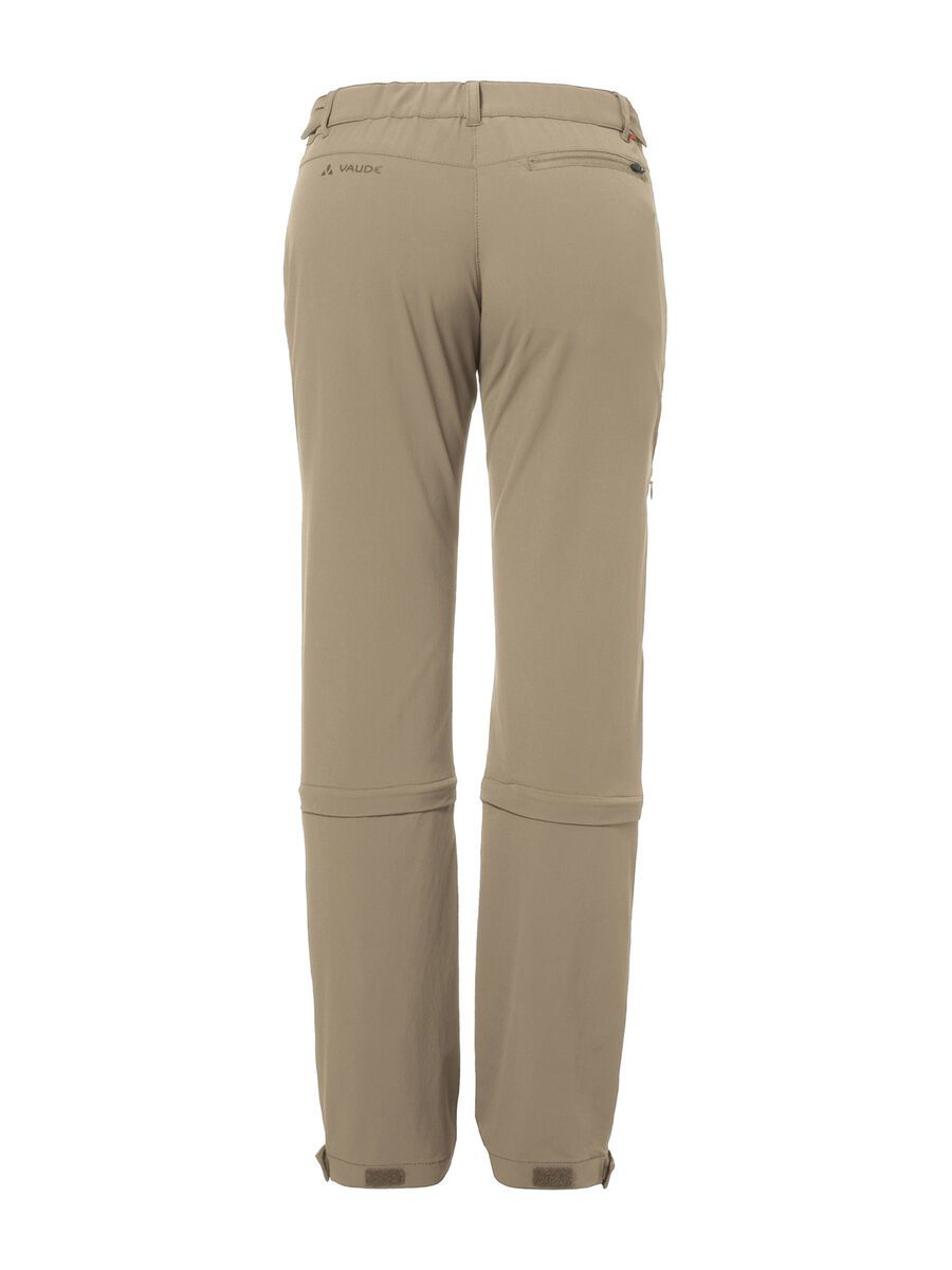 Vaude Women's Farley Stretch Capri T-Zip II, muddy - Bild 2
