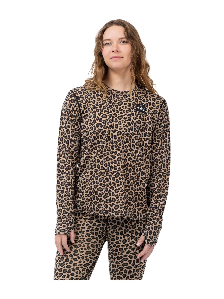 Eivy Loose Fit Merino Wool Top, leopard - Bild 3