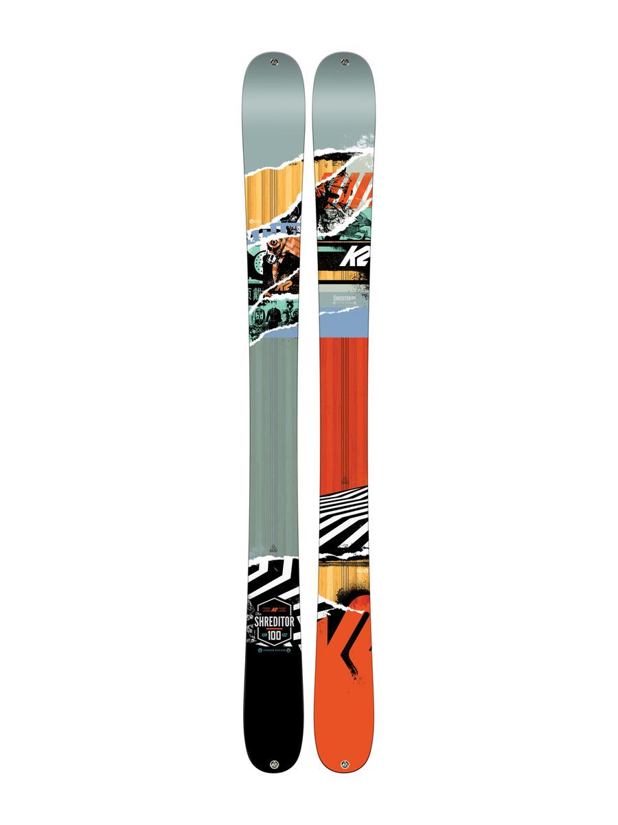 K2 SKI Set: Shreditor 100 JR 2016 + Marker Squire 11 - Bild 2