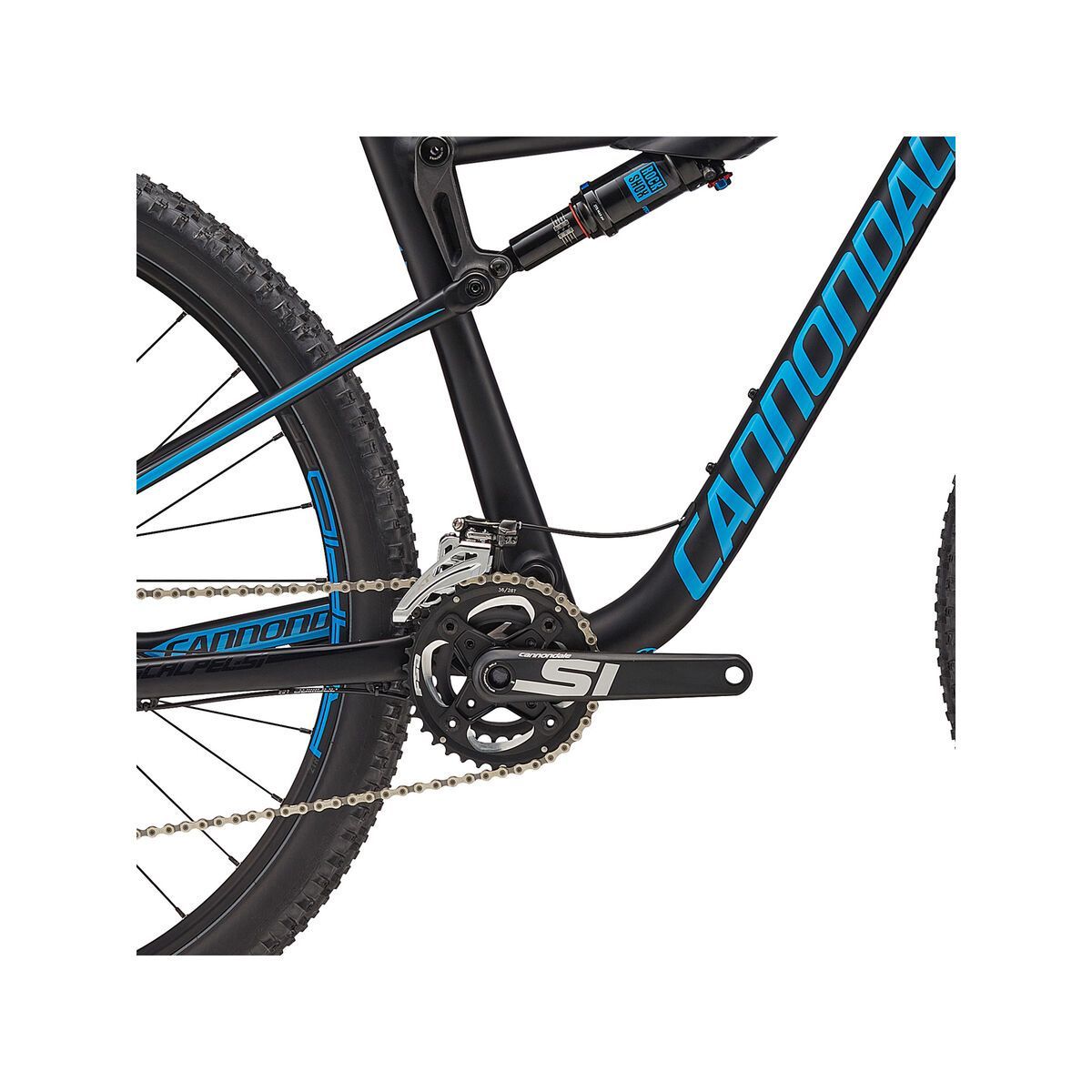 Cannondale Scalpel-Si 5 29, matte jet black w/ matte ultra blue and gloss black - BLK - Bild 3
