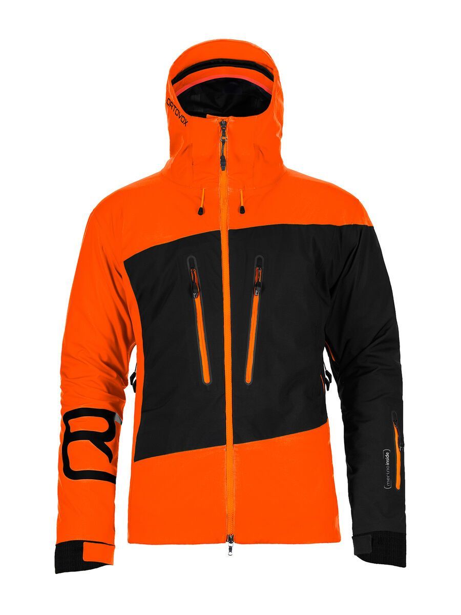 Ortovox 3L Merino Guardian Shell Jacket W, crazy orange - Bild 1