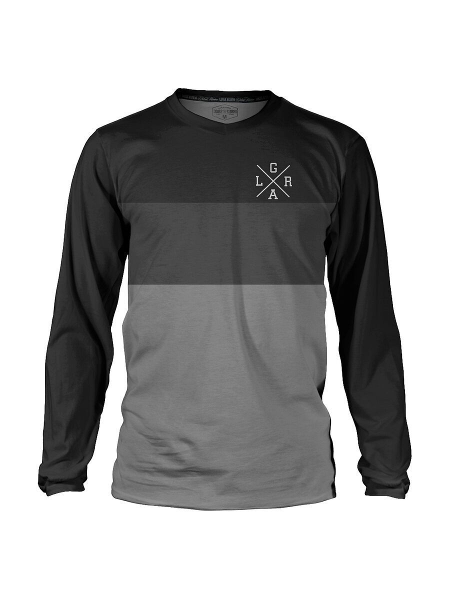 Loose Riders C/S Jersey LS Basic Shades, grey/black - Bild 1