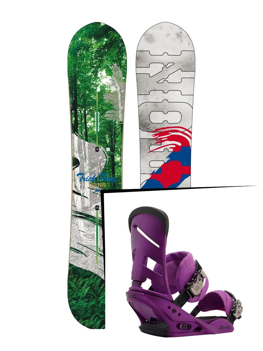 Set: Burton Trick Pony 2016 +  Mission (1191287S) - Bild 1