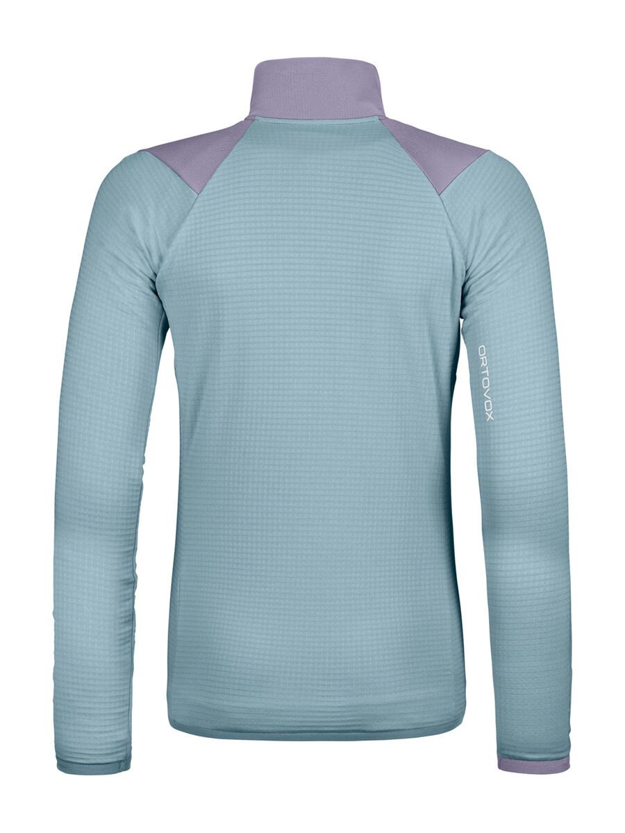 Ortovox Merino Fleece Grid Jacket W, glacier grey - Bild 2