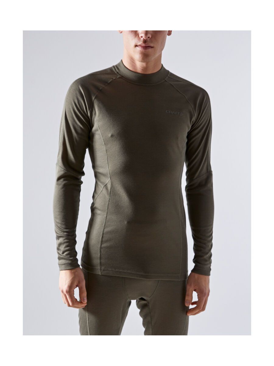 Craft Core Warm Baselayer Set M, dark olive - Bild 4