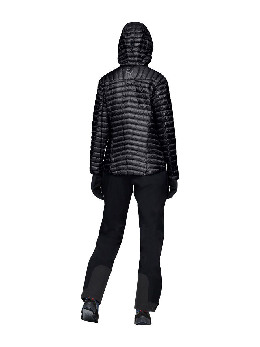 Norrona trollveggen down800 super light Hood W's, caviar black - Bild 6