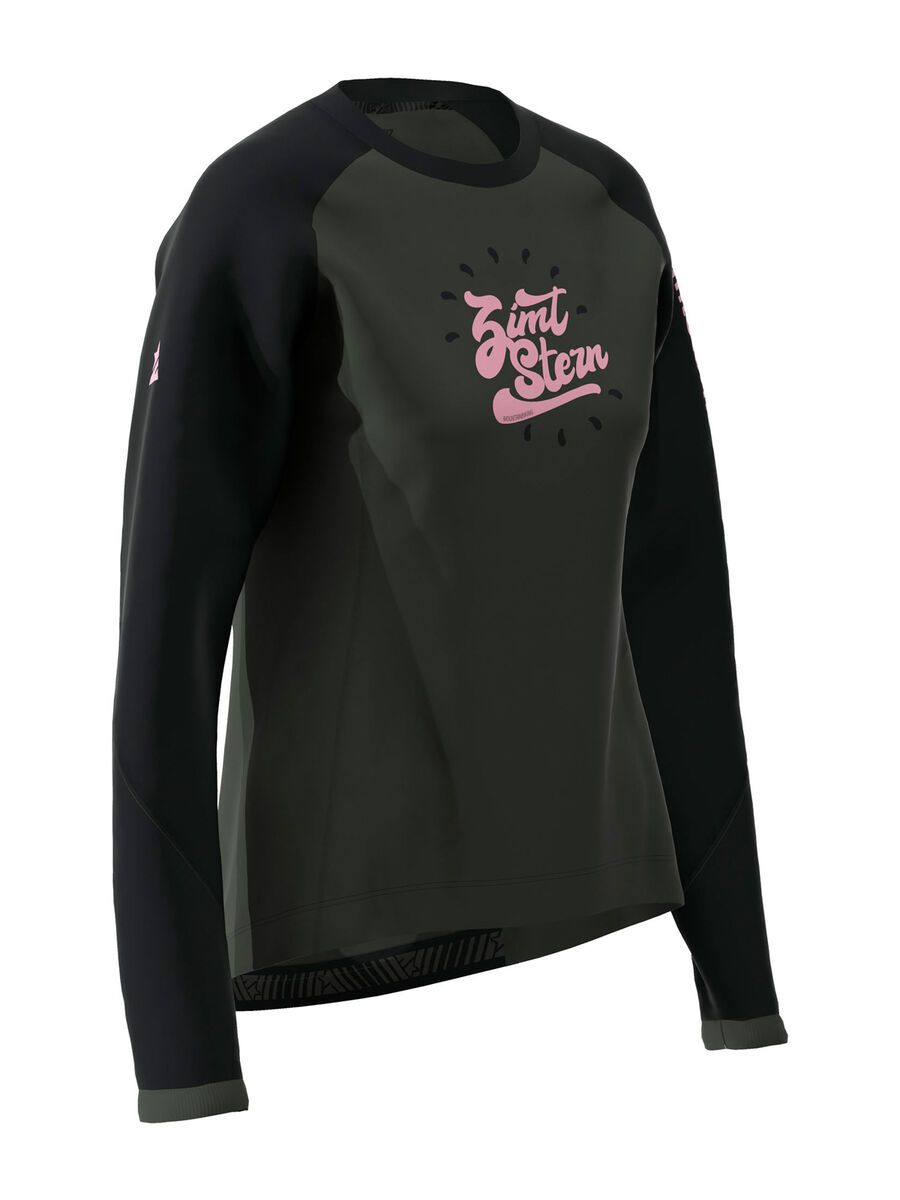 Zimtstern PureFlowz Shirt LS Women, gun metal/pirate black - Bild 3