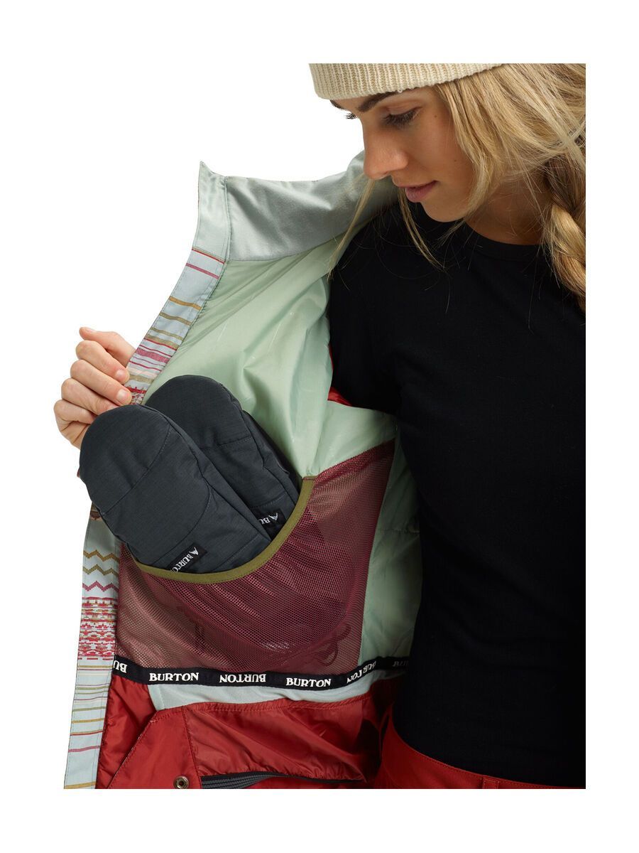 Burton Women's Jet Set Jacket, aqua gray revel - Bild 9