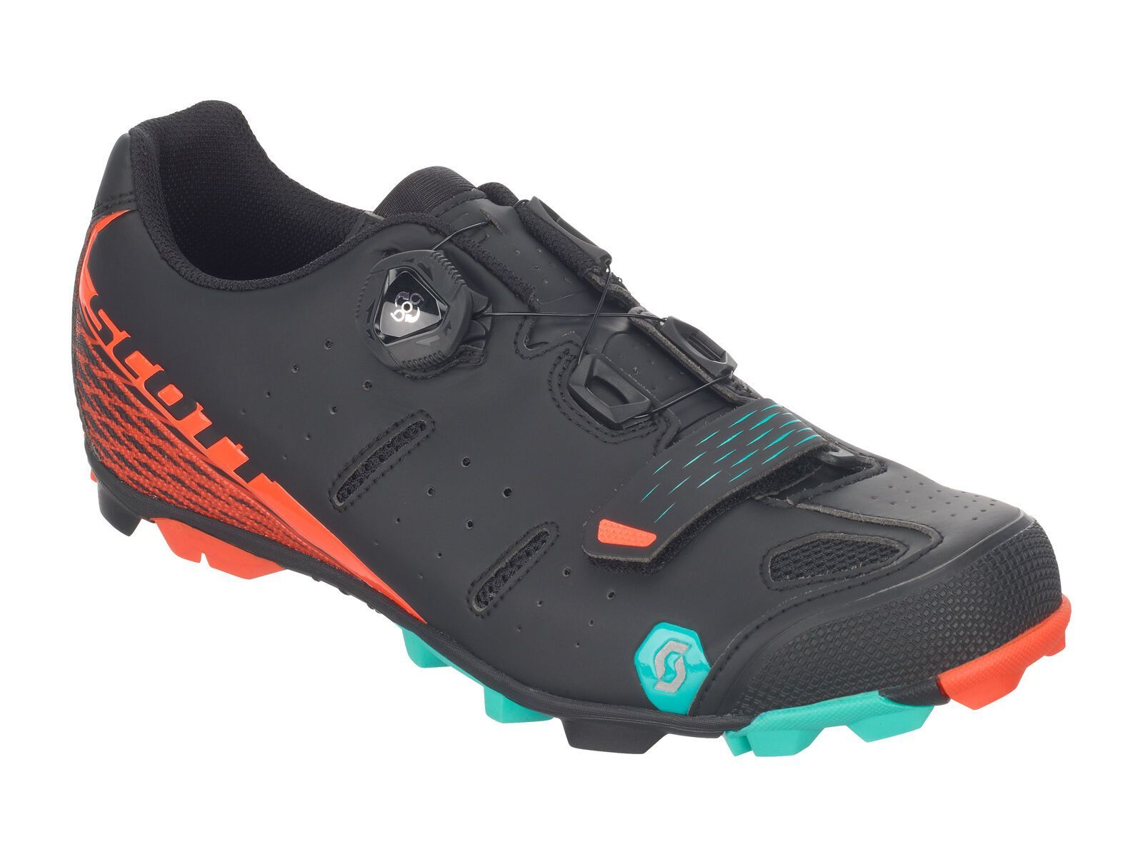 Scott MTB Elite Boa Shoe, matt black/orange - Bild 2