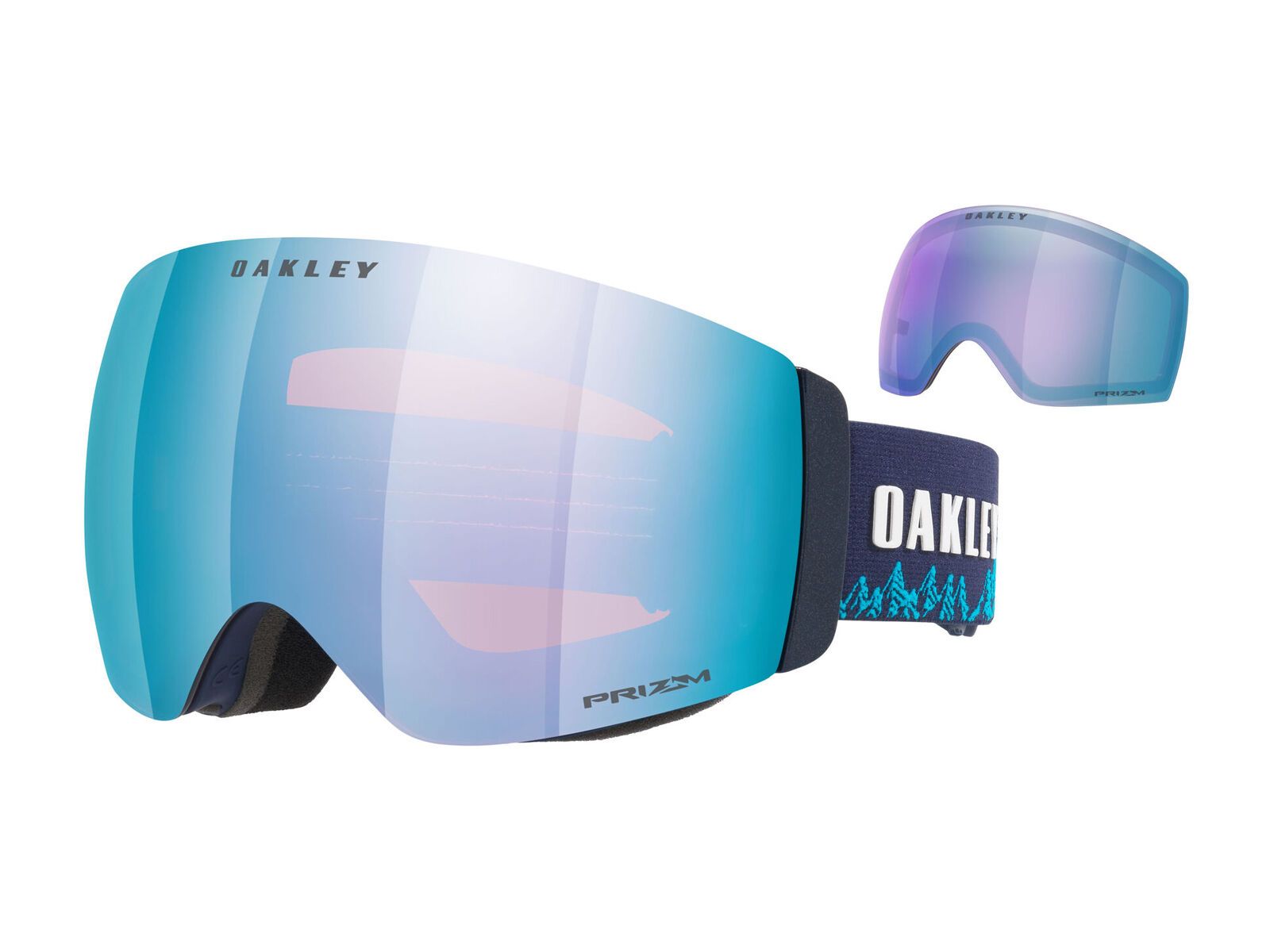 Oakley Flight Deck Pro M, Prizm Snow Sapphire Iridium & Prizm Snow Iced Iridium / mikaela signature - Bild 1