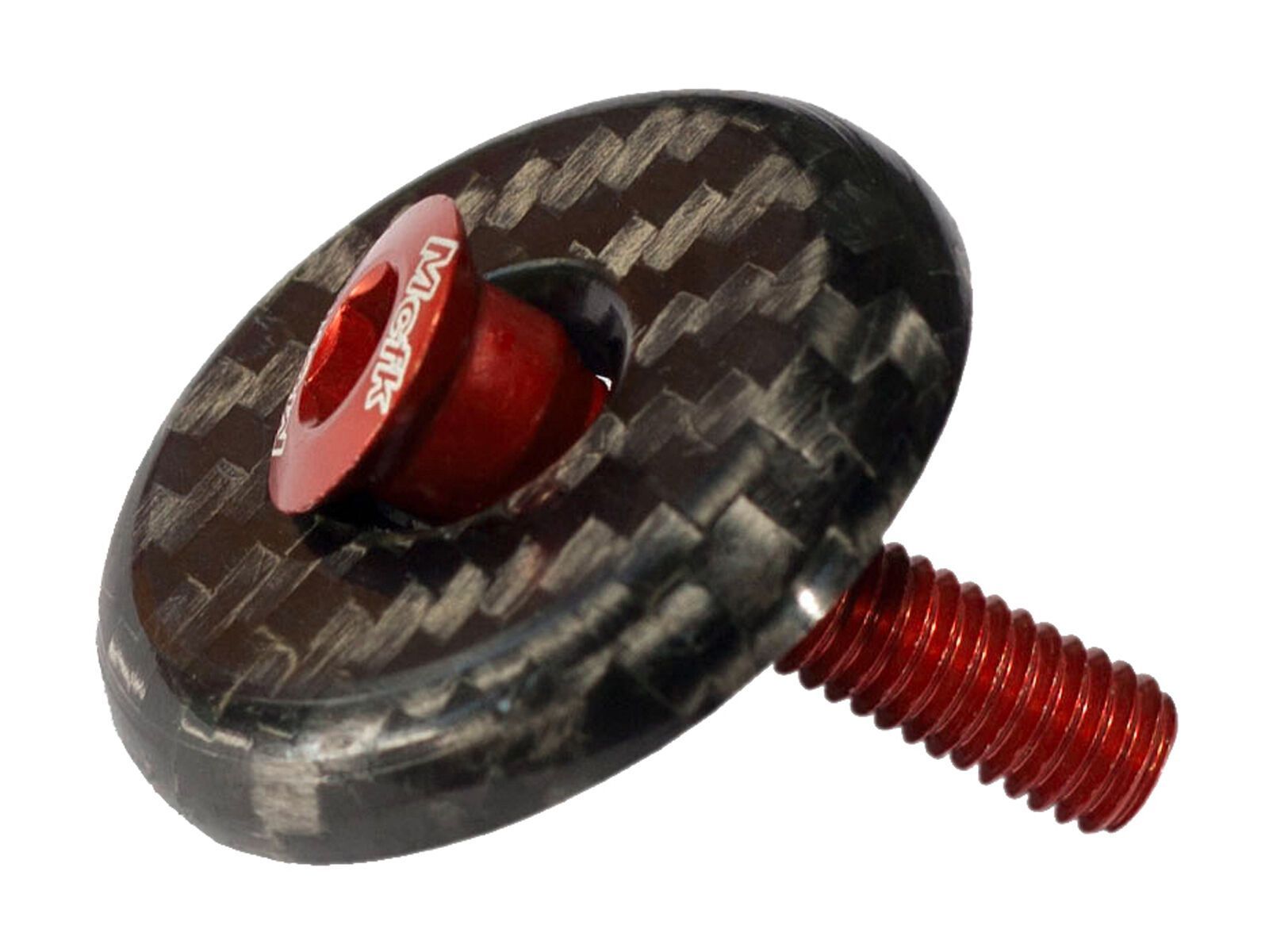 Mcfk Ahead Kappe 3K Carbon, matt/red - Bild 1