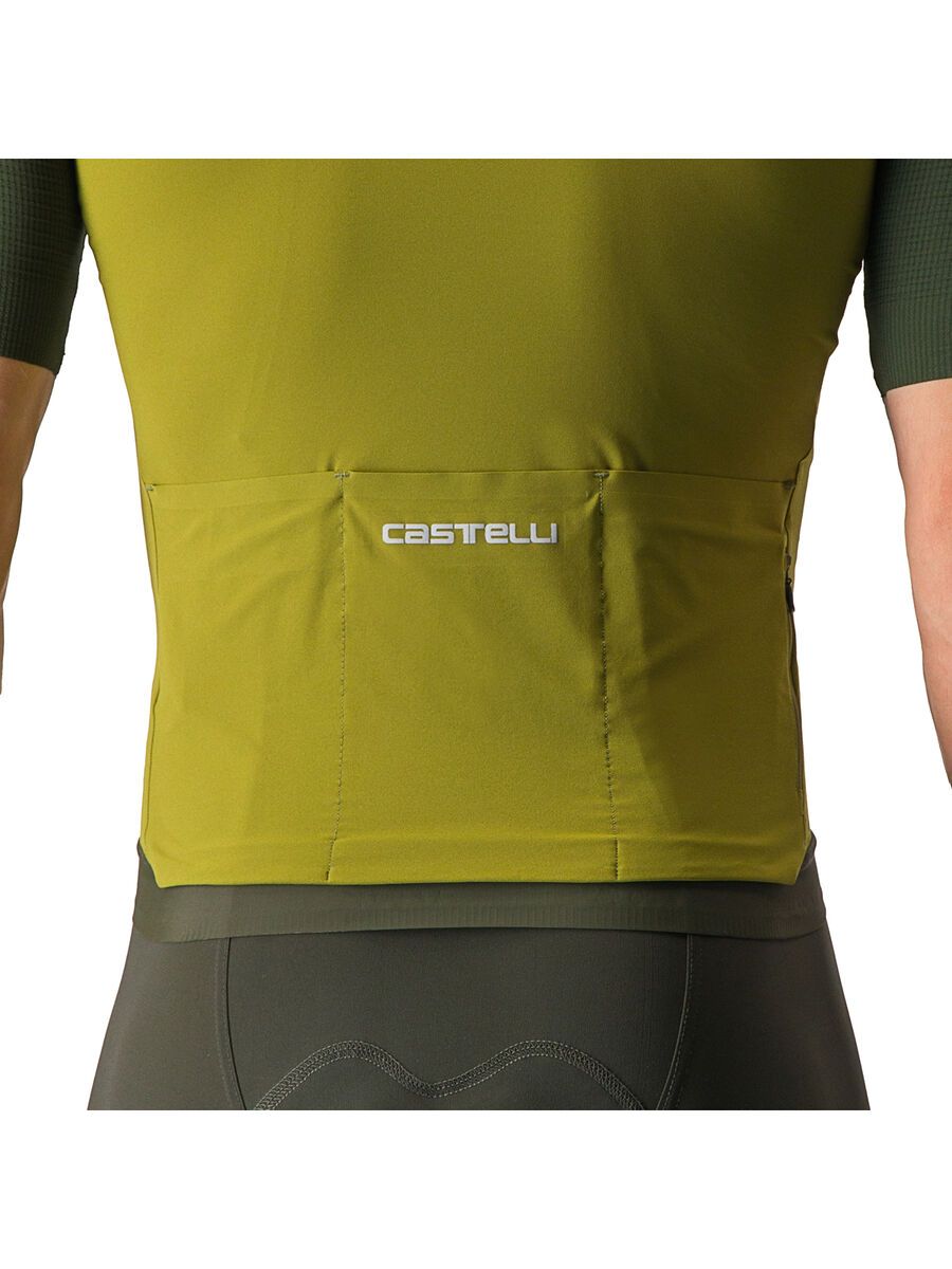 Castelli Premio Black Jersey, avocado green/deep green - Bild 7