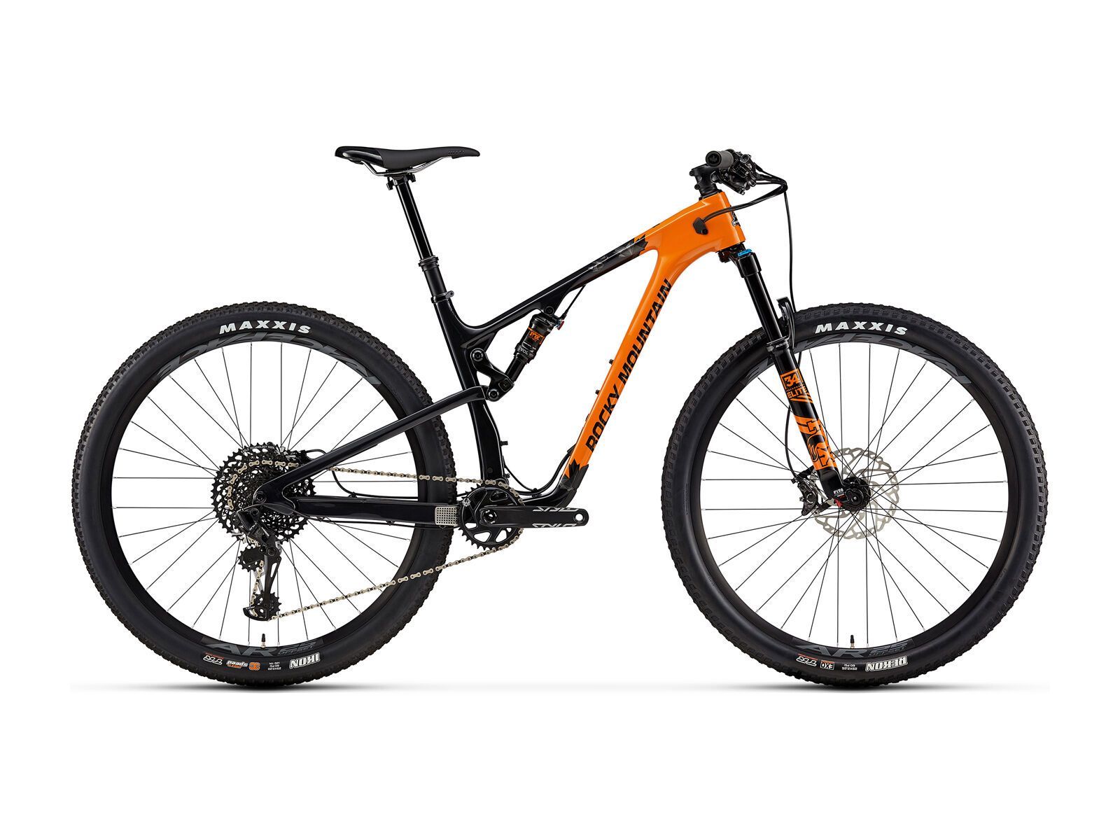 Rocky Mountain Element Carbon 70, fox racing orange/the man in black - Bild 1