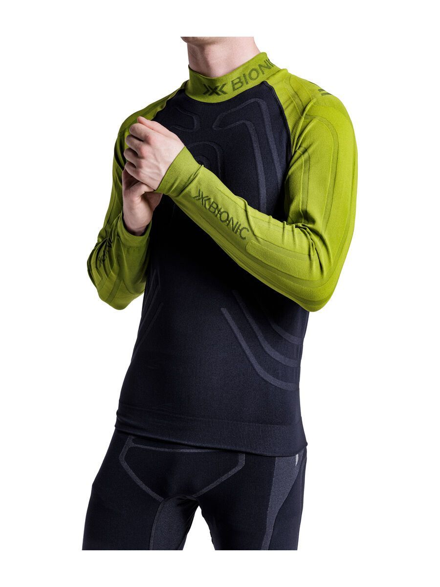 X-Bionic Heatloop Shirt LS Men, moss green/x black - Bild 10