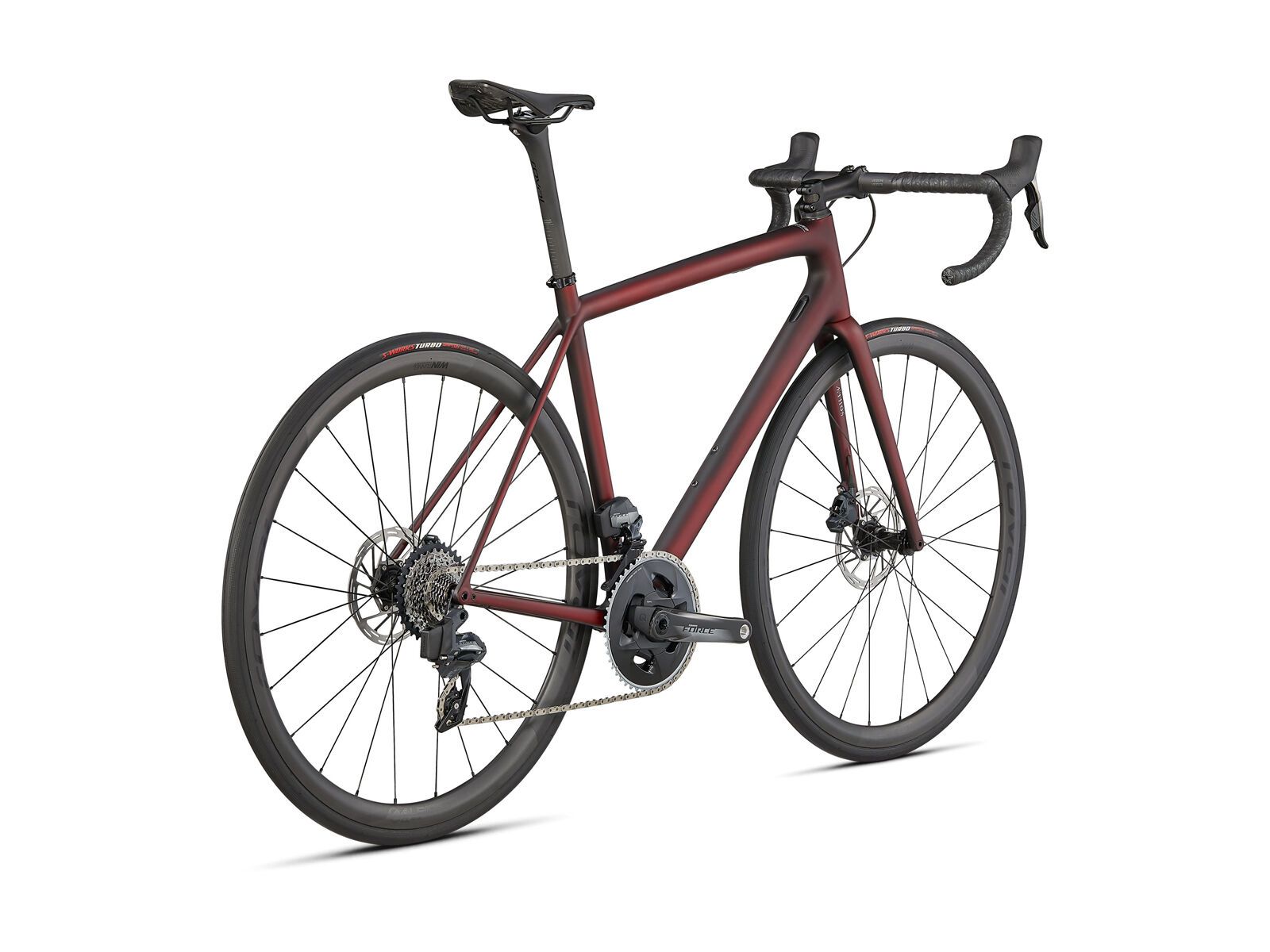 Specialized Aethos Pro SRAM Force eTap AXS, maroon/black tint carbon - Bild 3