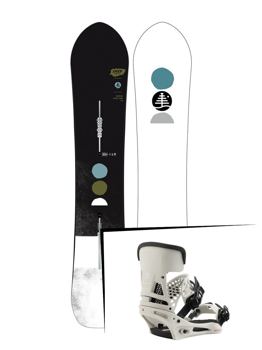 Set: Burton Family Tree Speed Date 2019 + Burton Malavita vape cloud - Bild 1