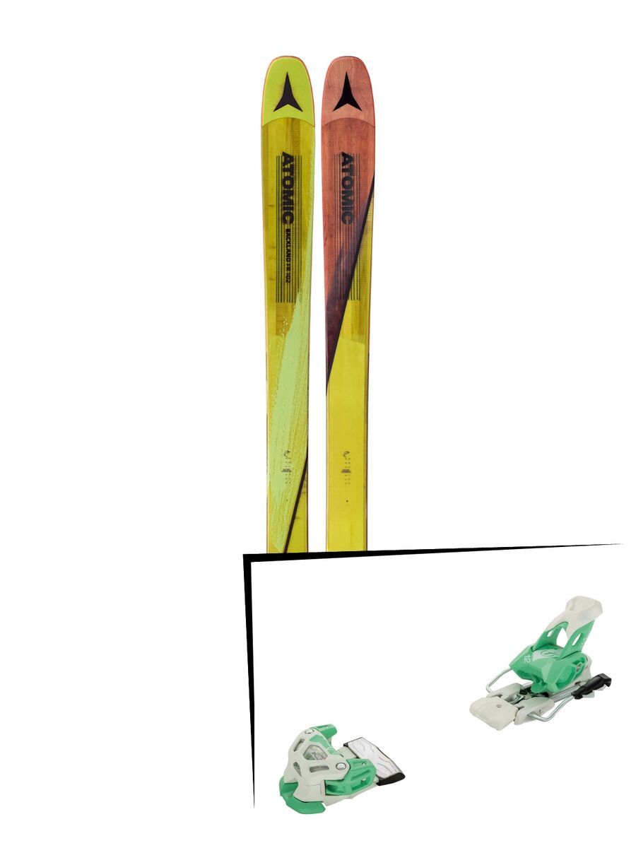 Set: Atomic Backland FR 102 2018 + Tyrolia Attack 12 solid white mint - Bild 1