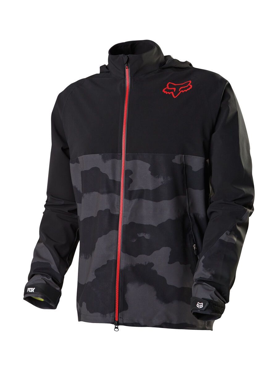 Fox Downpour Jacket, black camo - Bild 1