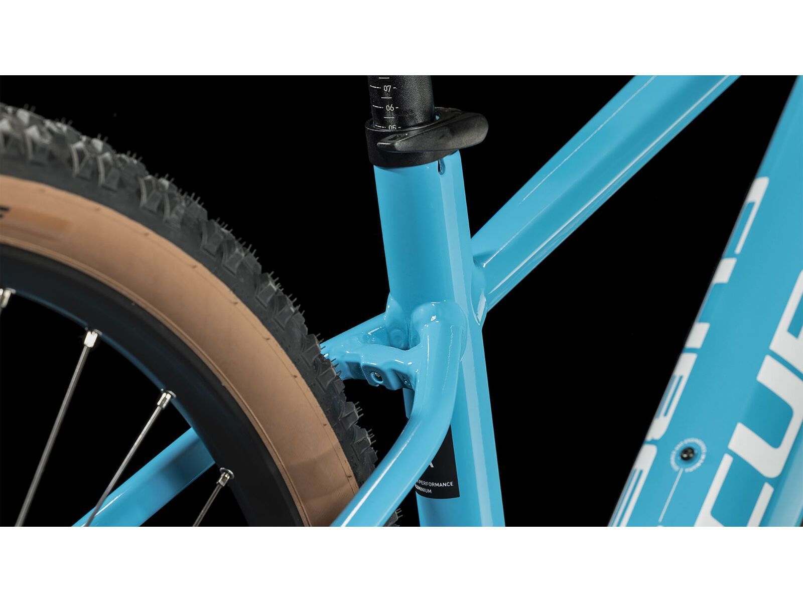 Cube Reaction Hybrid One 500 27.5, skyblue´n´white - Bild 4
