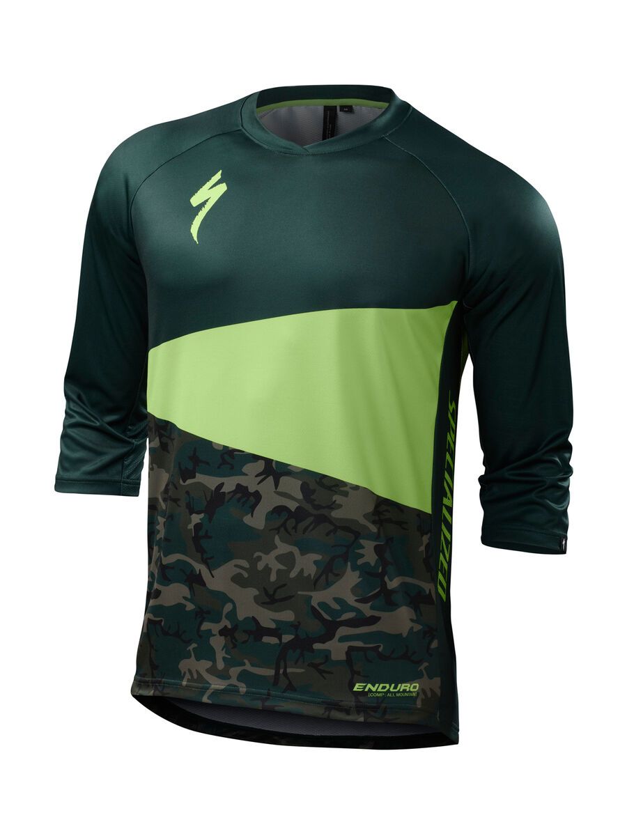 Specialized Enduro Comp 3/4 Jersey, monster green/camouflage - Bild 1