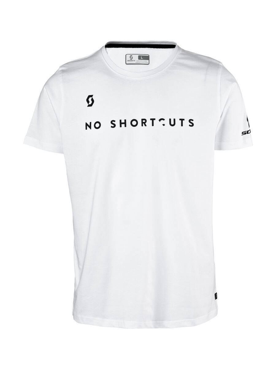 Scott 5 No Shortcuts S/SL Tee, white - Bild 1