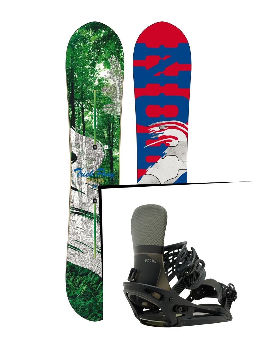 Burton Set: Trick Pony 2016 + Burton Diode EST - Bild 1