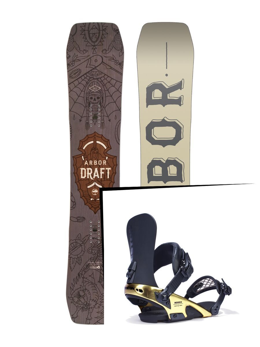 Set: Arbor Draft 2017 + Ride Rodeo (1770174S) - Bild 1