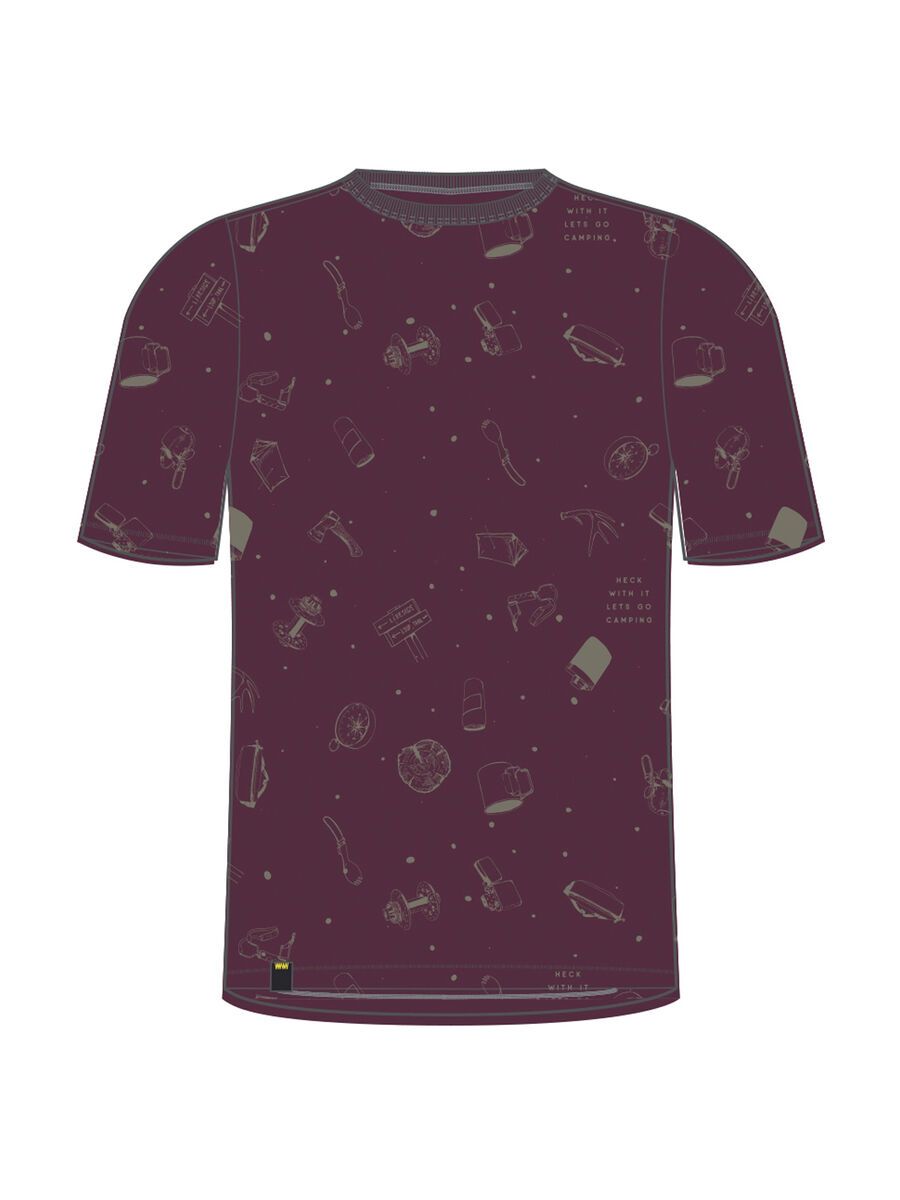 Pearl Izumi Midland Tee, dark violet camp - Bild 1