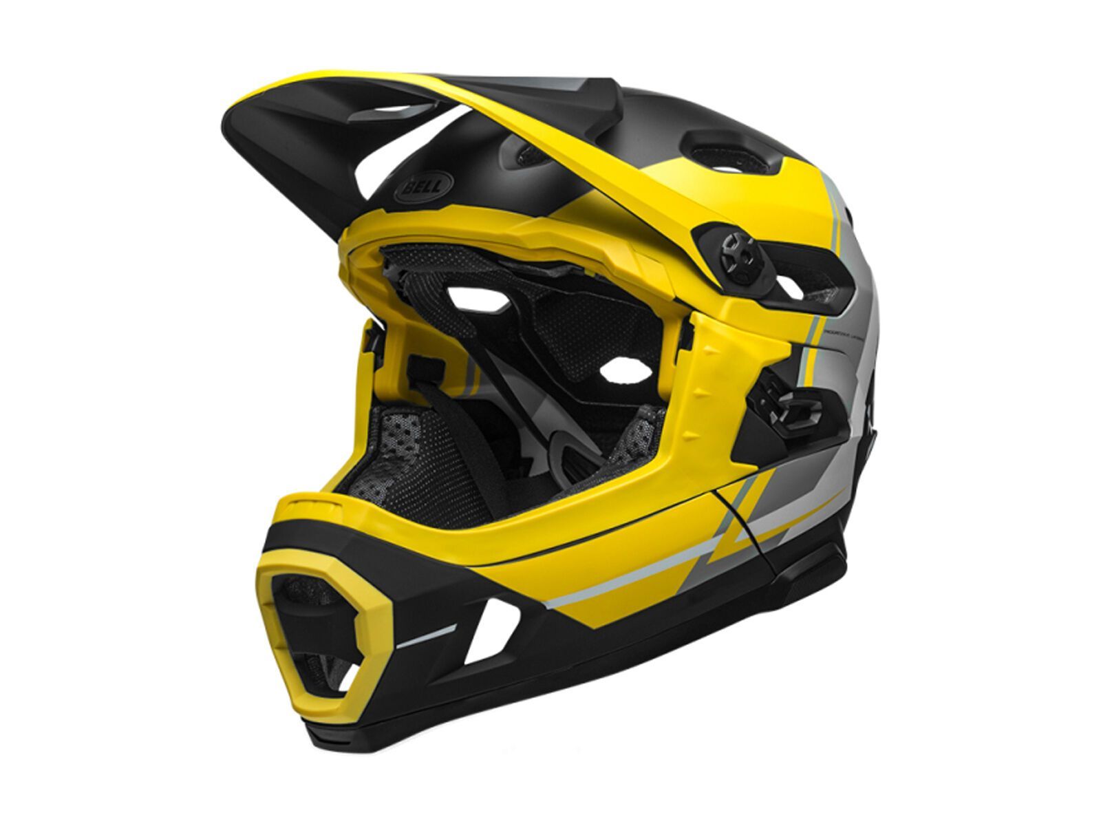 Bell Super DH MIPS, matte yellow/silver/black recourse - Bild 1