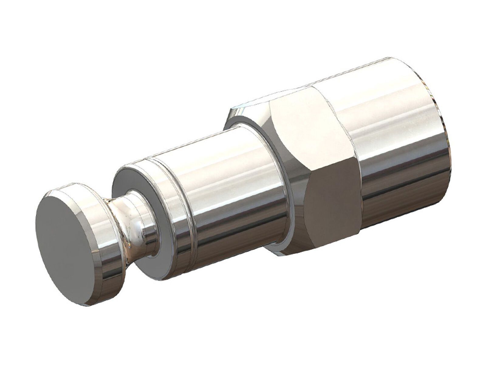 Croozer Achsmutter-Kupplung XL - Gewinde: M10 x 1, silver - Bild 1