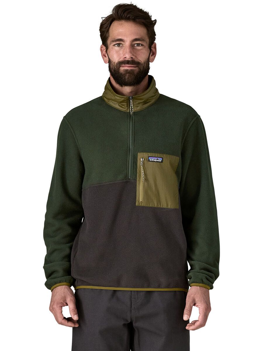 Patagonia Men's Microdini 1/2-Zip Fleece Pullover, black - Bild 2