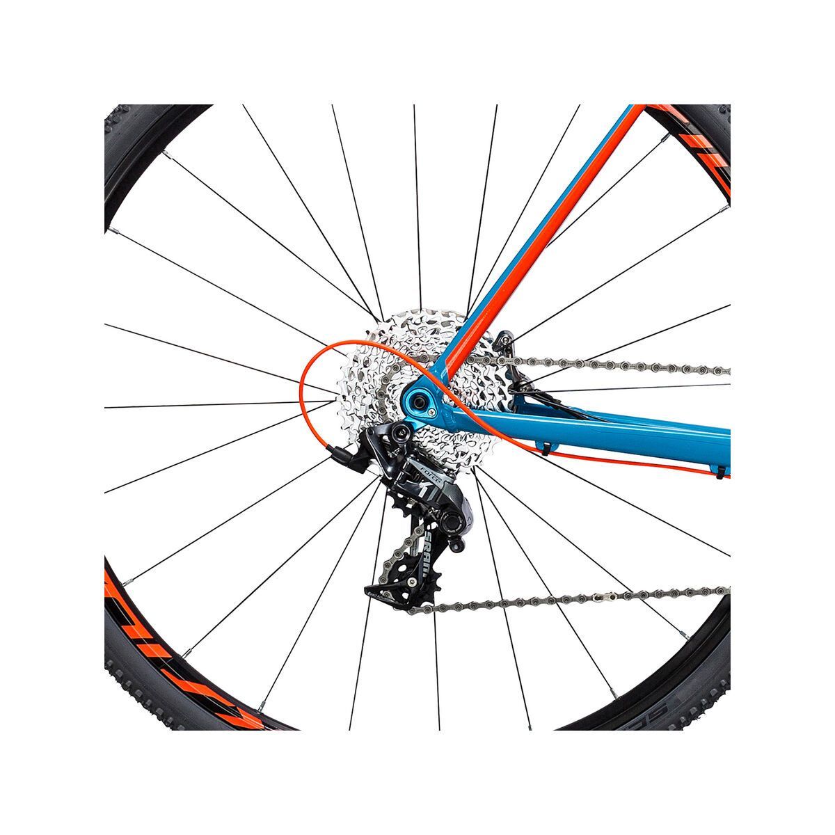 Cube Cross Race SLT, blue´n´flashorange - Bild 4