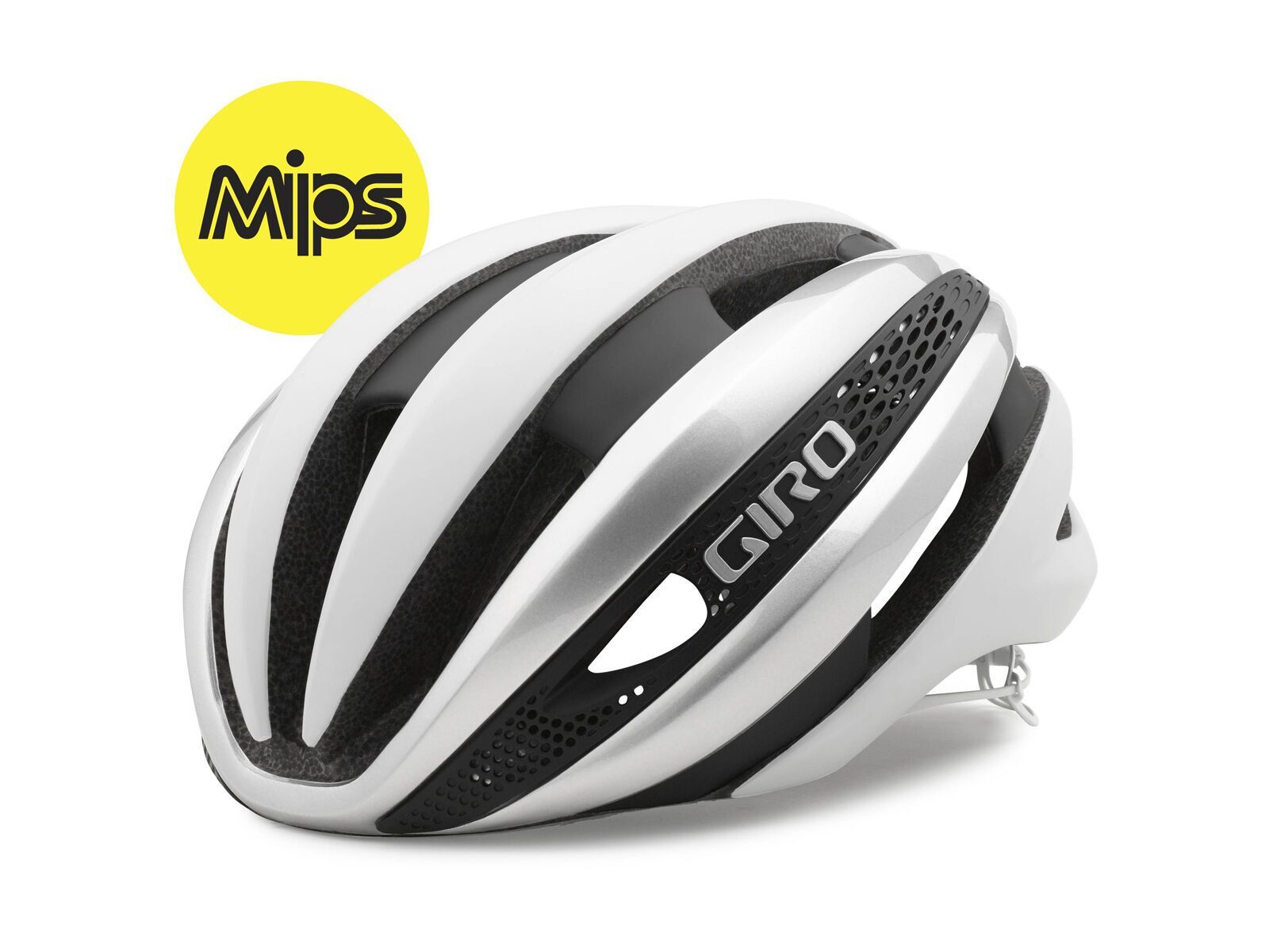 *** 2. Wahl *** Giro Synthe MIPS, white/silver - Fahrradhelm | Größe S // 51-55 cm - Bild 1