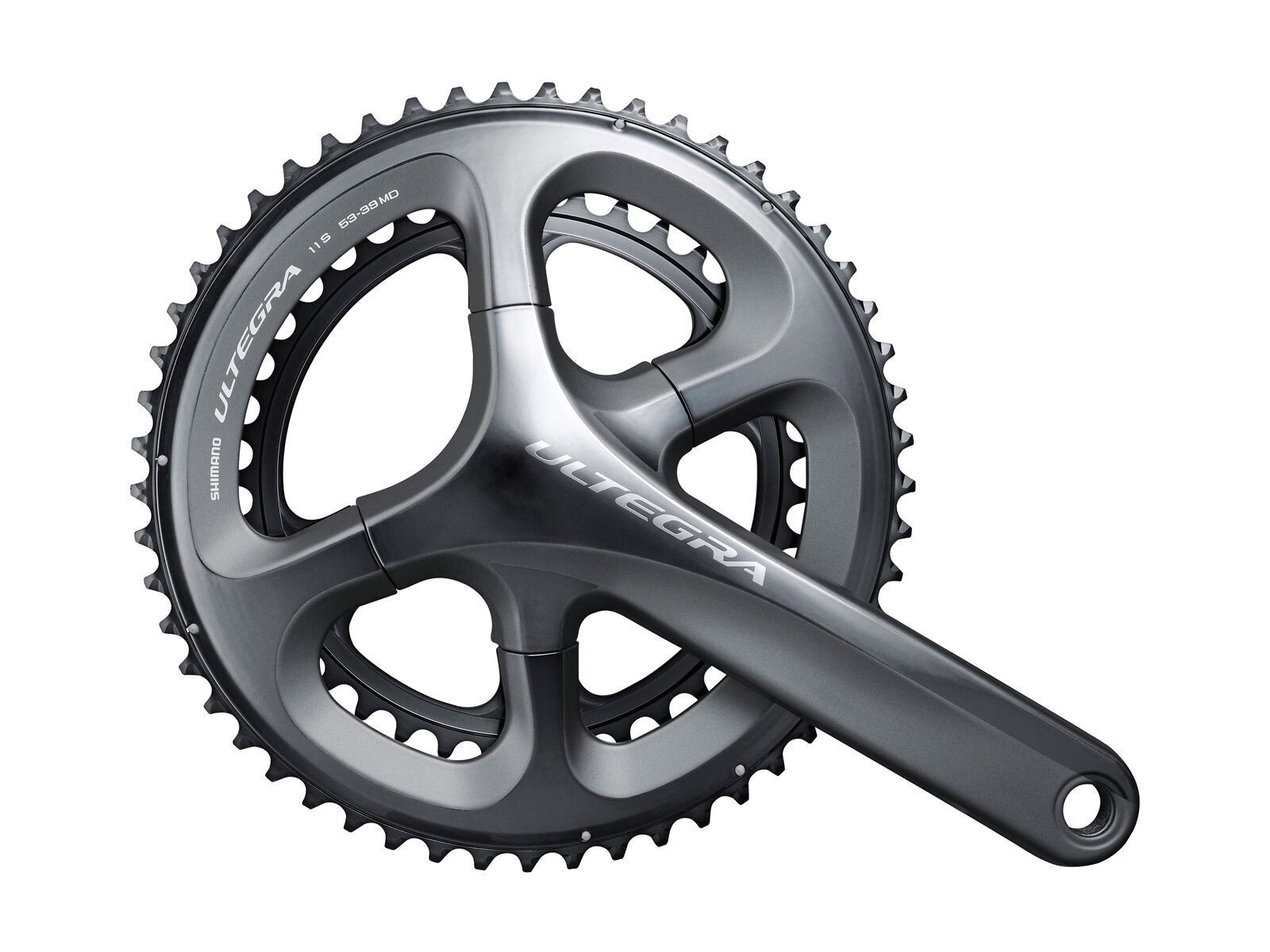 Shimano Kurbelgarnitur Ultegra FC-6800 2x11 - 52/36, grau - Bild 1