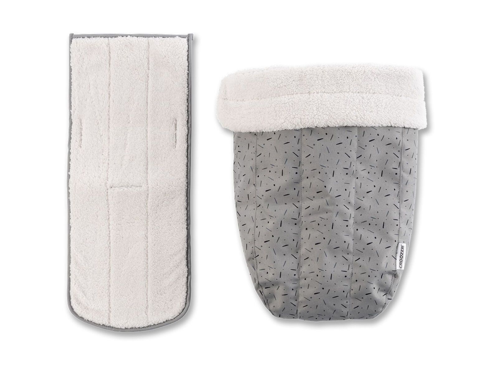 Croozer Winter-Set (für Babysitz ab 2018), stone grey/colored - Bild 1