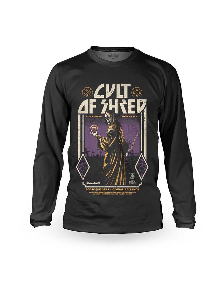 Loose Riders Cult of Shred Jersey LS Reaper, black - Bild 1