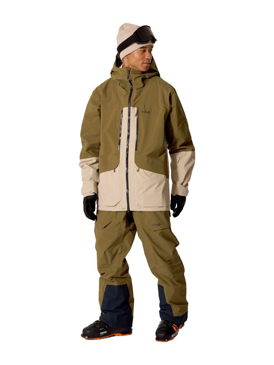 Rab Bigline Jacket, oak/dark pebble - Bild 4